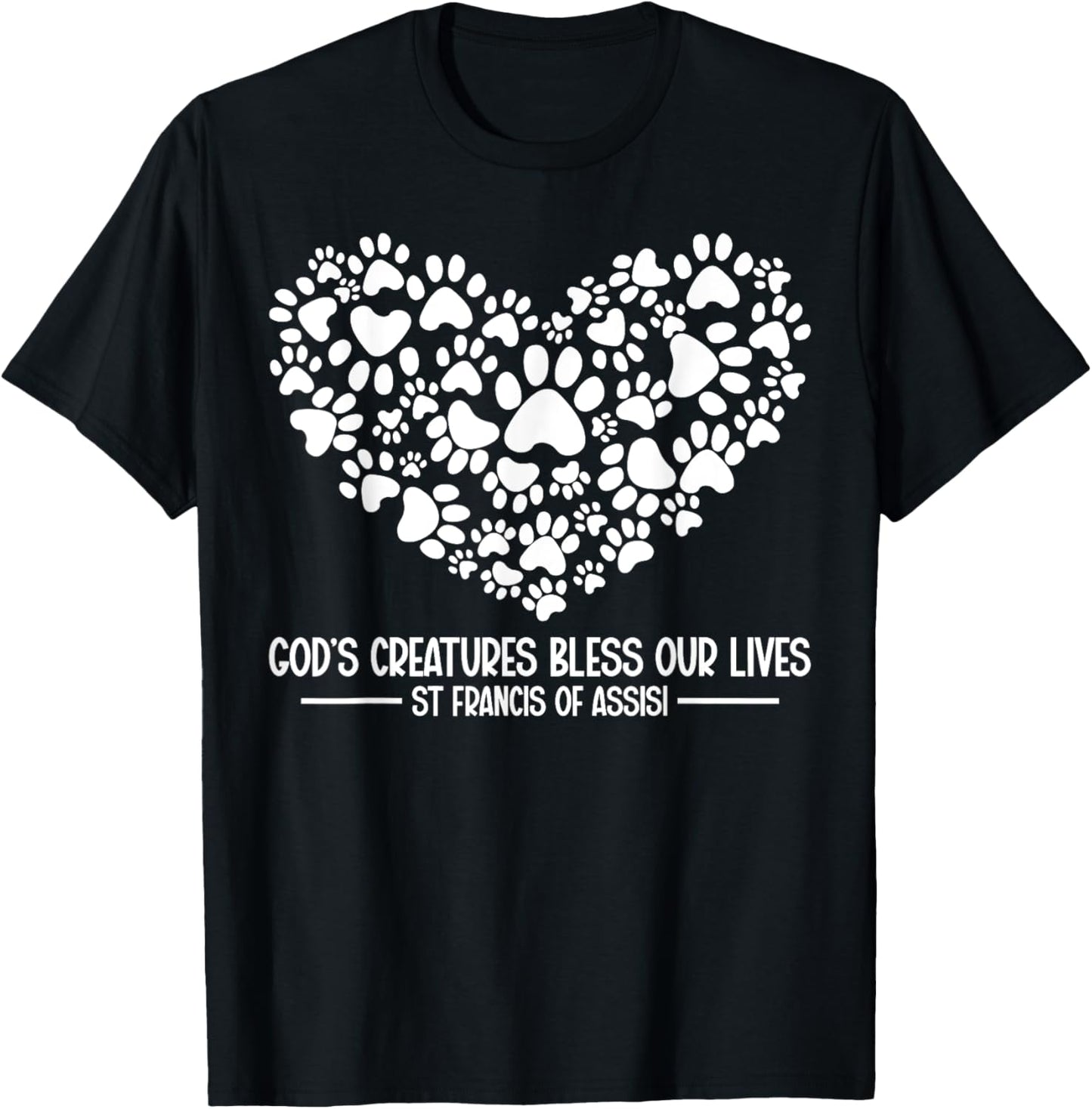 St Francis of Assisi Patron Saint of Animals Dog Owner T-Shirt
