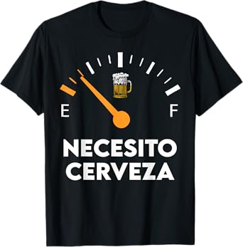 Necesito Cerveza Retro I Need Beer Funny Beer Lover T-Shirt