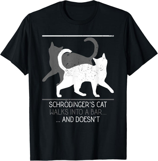 Funny Schrodingers Cat Physics T-Shirt