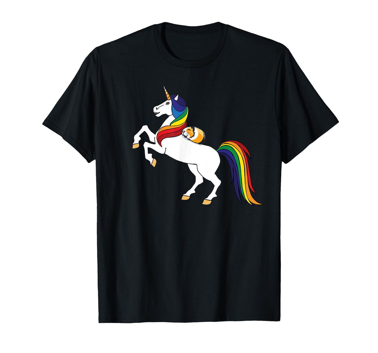 Kids Girls Womens Cute Wheek Merch Unicorn Guinea Pig Lover T-Shirt