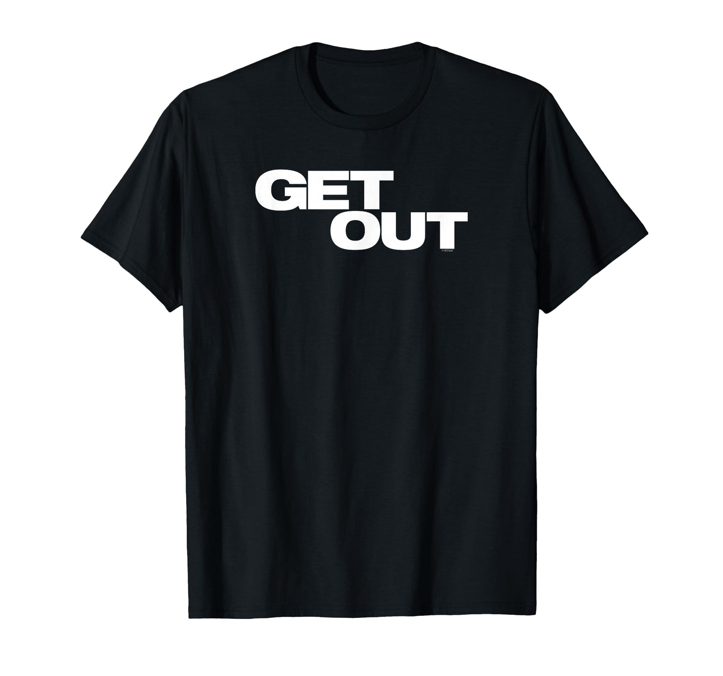 Get Out Official Movie T-Shirt - Unisex-Adults, Black, Small