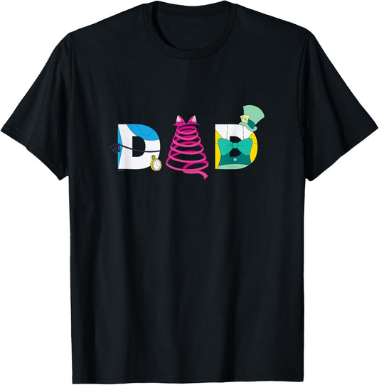 Disney Alice in Wonderland Father’s Day Birthday Best Dad T-Shirt