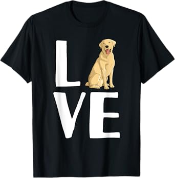 Cool Labrador For Men Women Yellow Lab Dog Lab Retriever T-Shirt