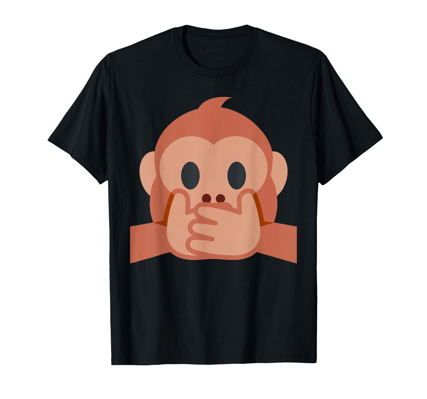 Speak No Evil Monkey Iwazaru Emoticon T-Shirt
