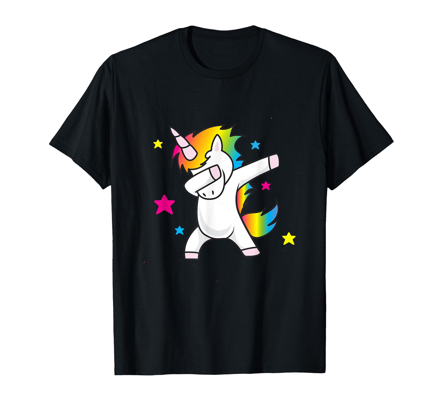 Dabbing Unicorn Funny Dance T-Shirt Kid's And Adults