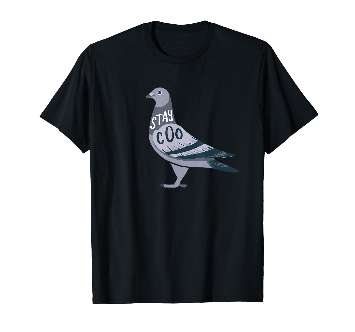 Cool Pigeon Stay Coo Columbidae Design T-Shirt