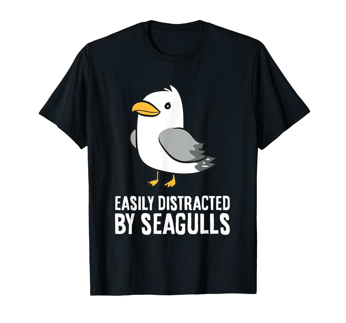 Easily Distracted By Seagulls T-Shirt