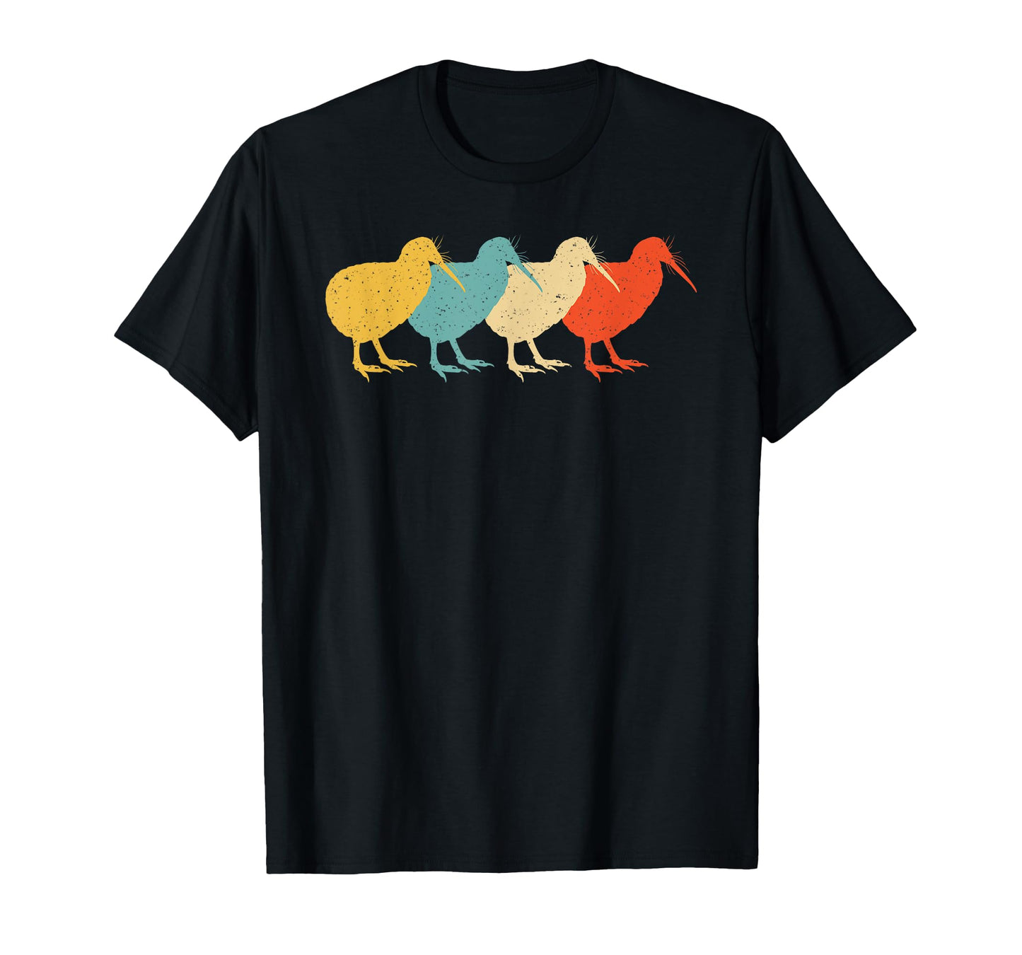 Kiwi Vintage Retro Bird Animal Lover 60s 70s Gift T-Shirt
