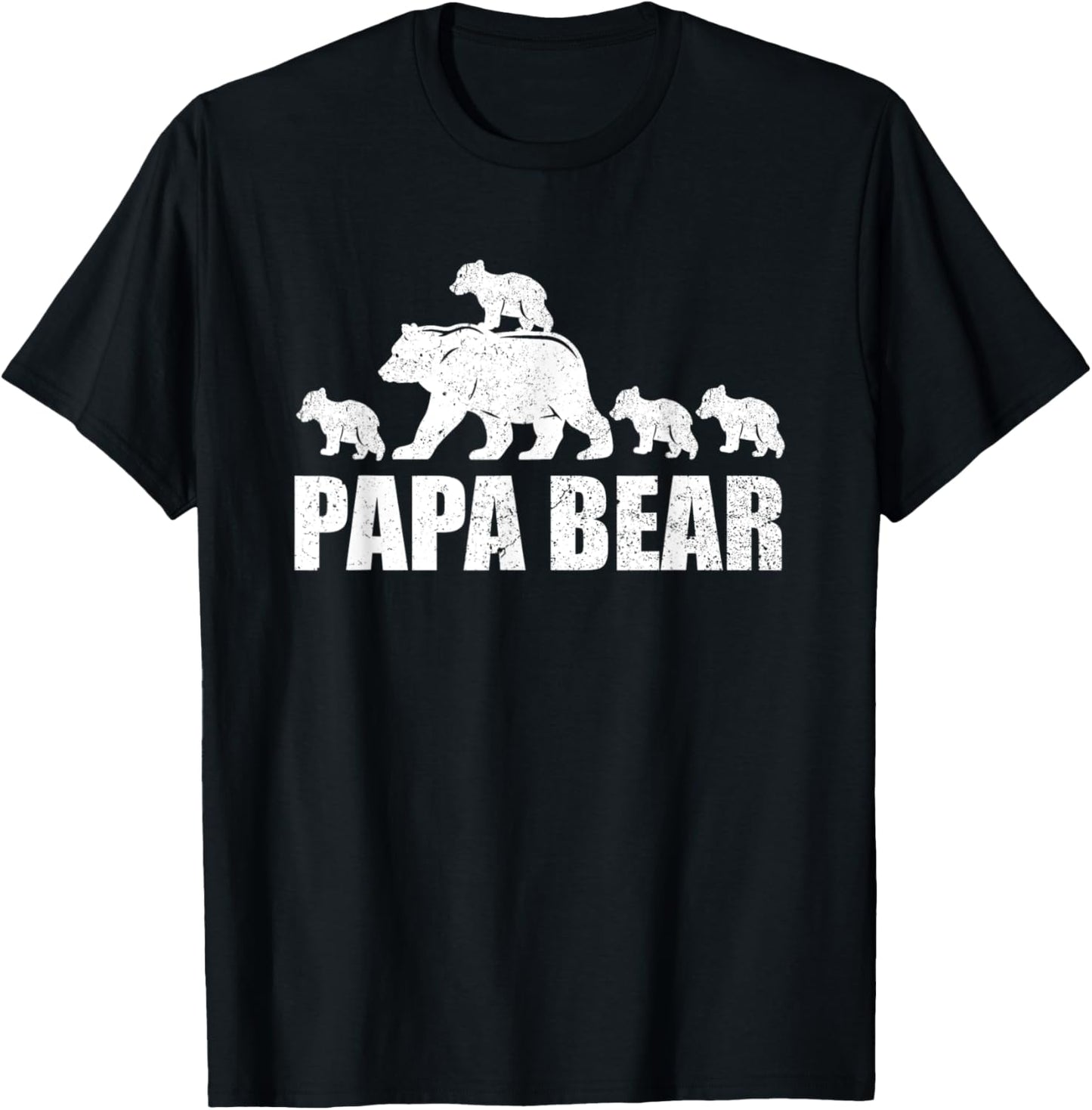 daddy bear four cubs tshirt, bear daddy shirts for men T-Shirt