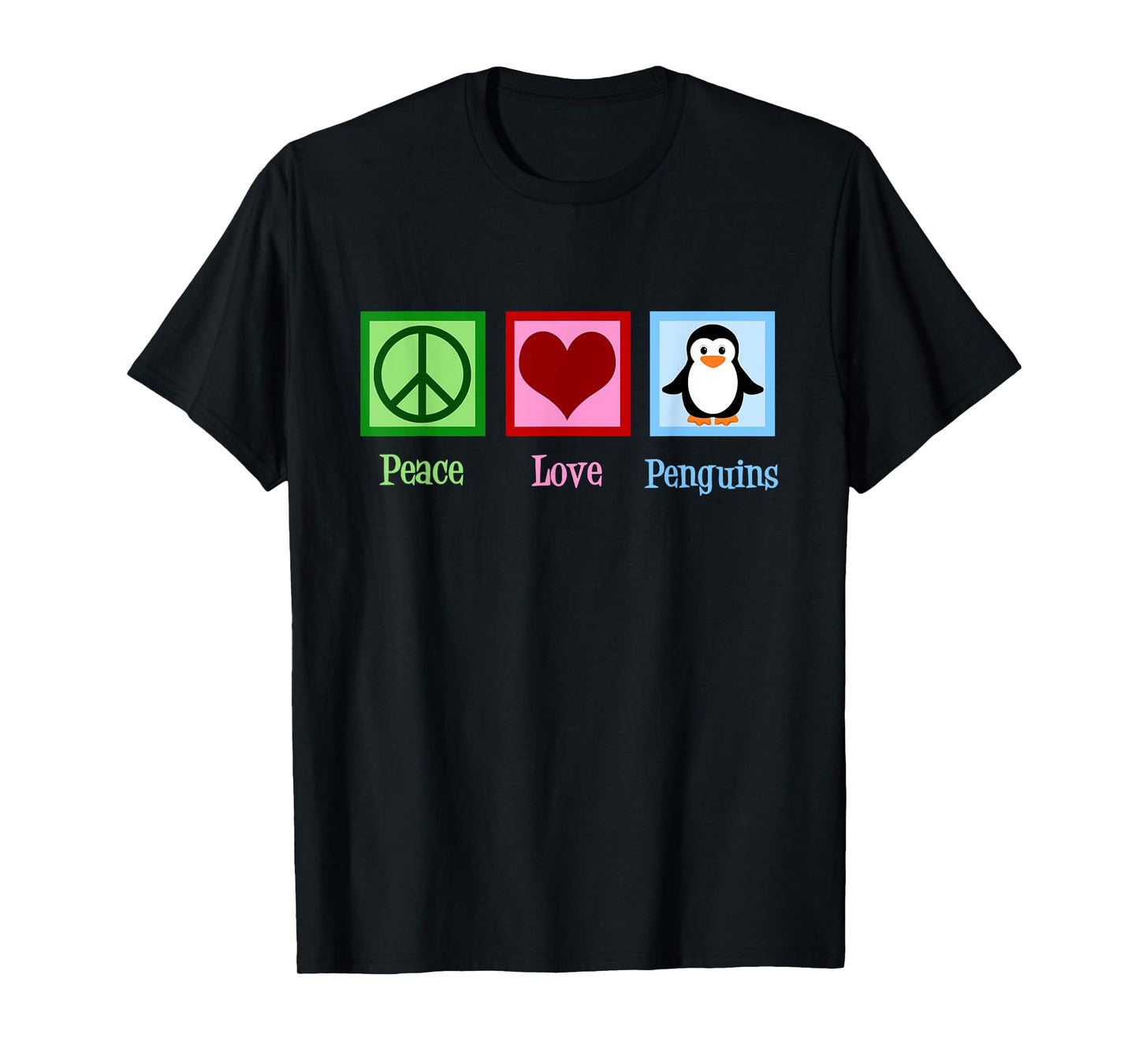Peace Love Penguins T-Shirt T-Shirt
