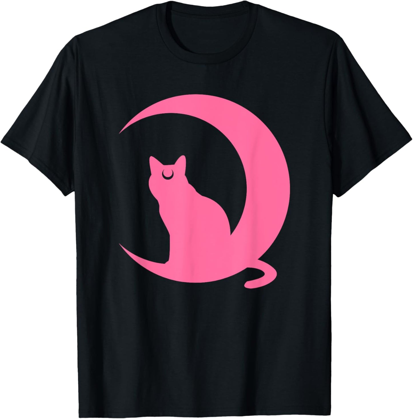 Crescent Moon Planet Sailor Astronomy Mom Anime Cat lover T-Shirt