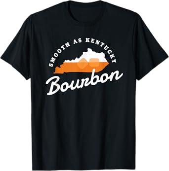 Funny Bourbon Drinker Smooth As Kentucky Bourbon Whiskey T-Shirt