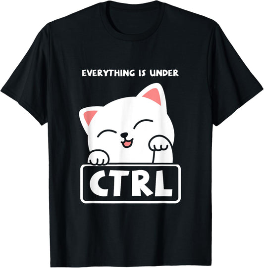 Funny Cat Programmer Developer Coder Computer Science Nerd T-Shirt