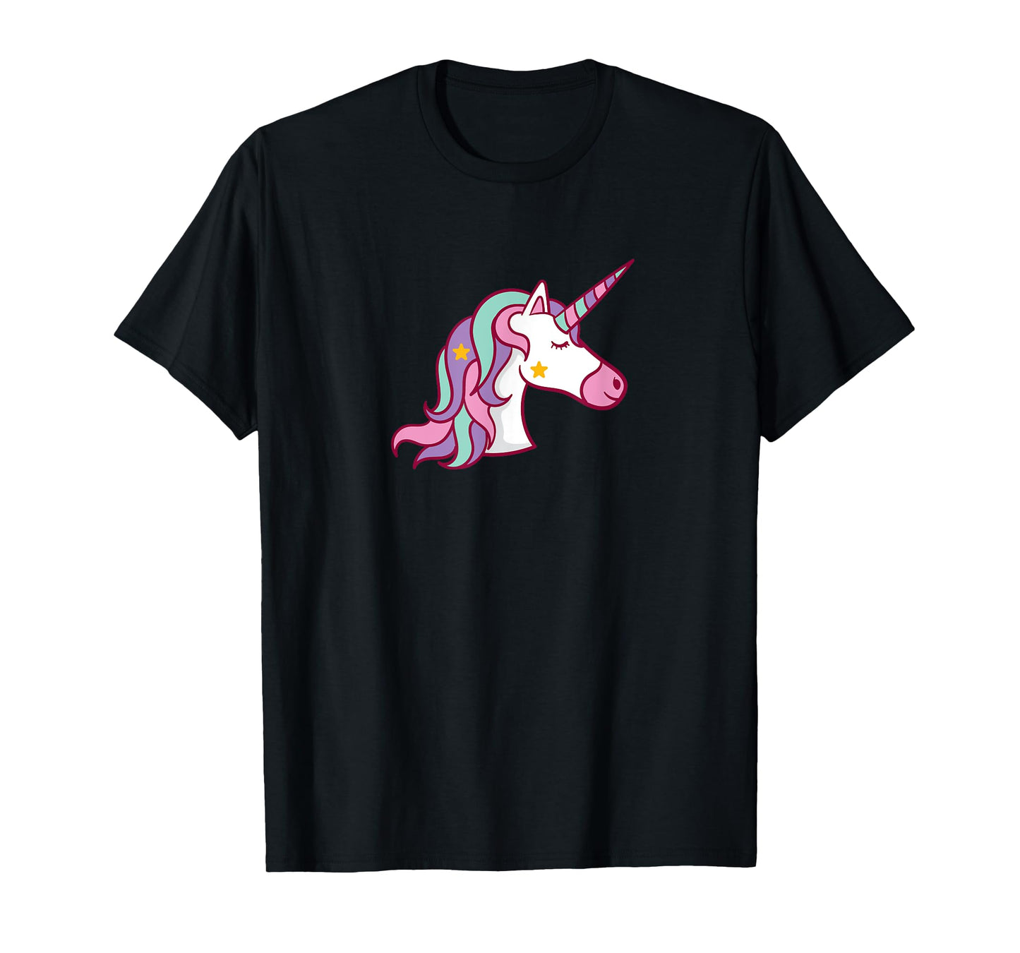 Pink Magic Unicorn Feminine Beautiful Girly Girlie Girl T-Shirt
