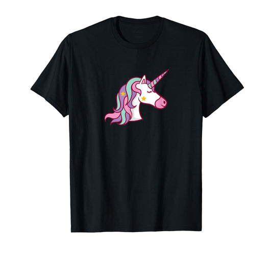 Pink Magic Unicorn Feminine Beautiful Girly Girlie Girl T-Shirt
