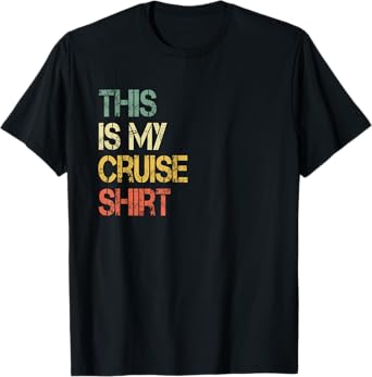 This is My Cruise Shirt Funny Love Cruising Vacation Trip T-Shirt