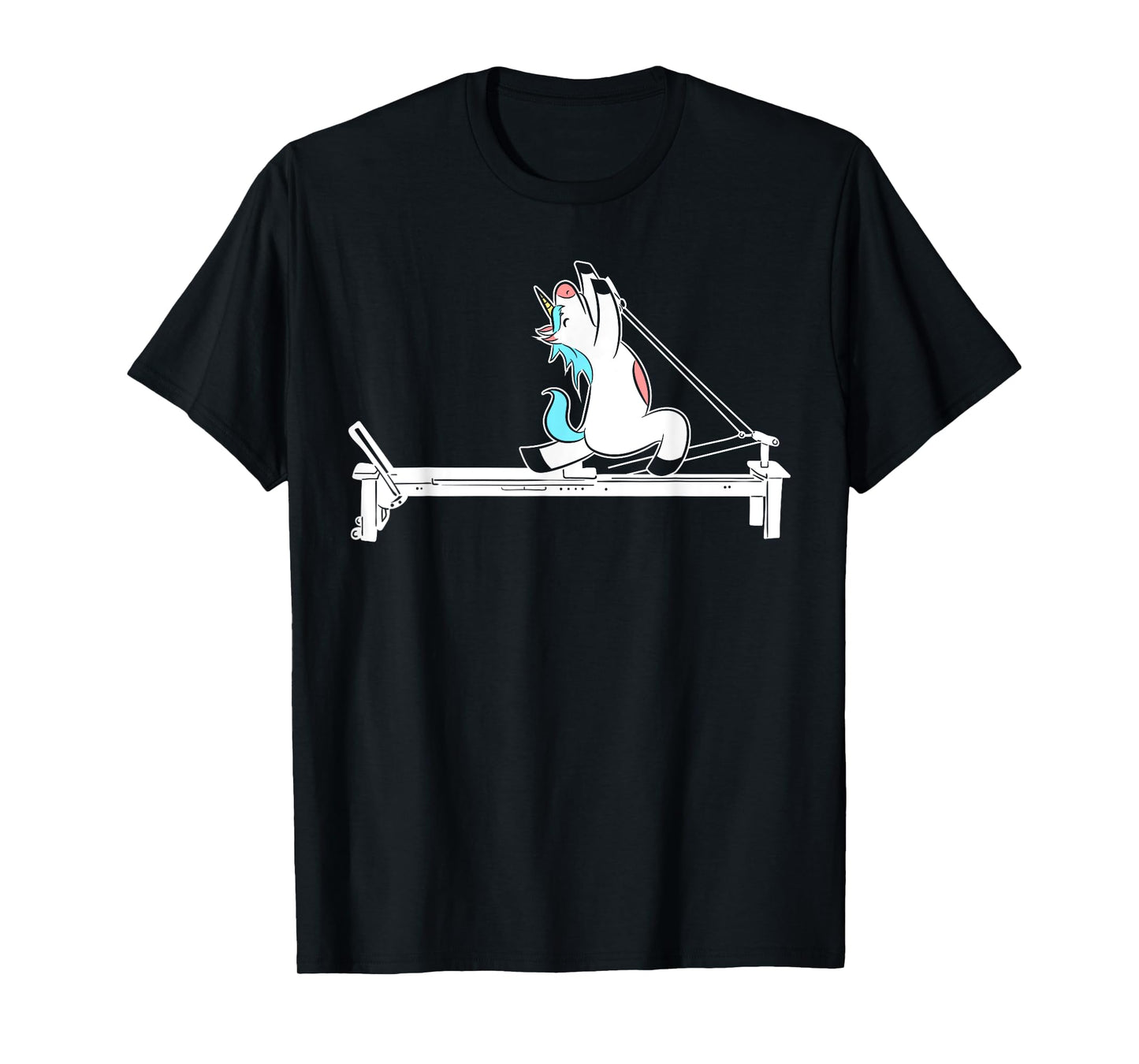 Pilates Unicorn Fitness Exercise Training Meditation T-Shirt