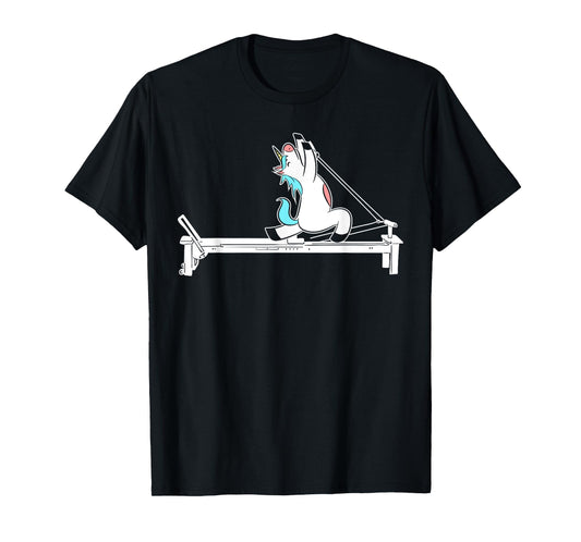 Pilates Unicorn Fitness Exercise Training Meditation T-Shirt