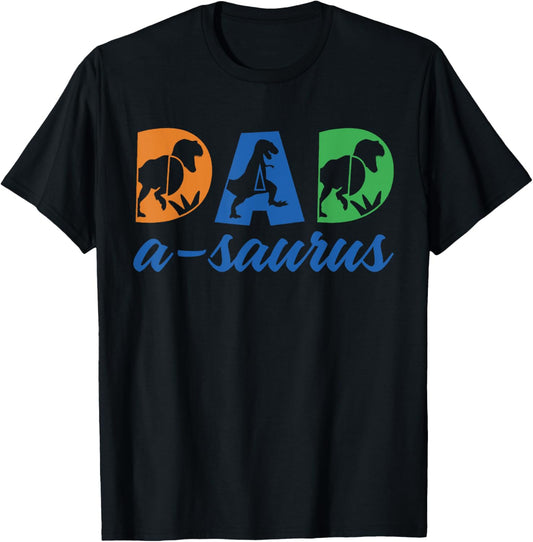Dadsaurus T Rex Dinosaur Dad Saurus Family Matching T-Shirt
