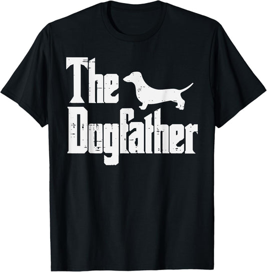 Fathers Day Dogfather Funny Fur Dad Daddy Papa Pet Dog Lover T-Shirt