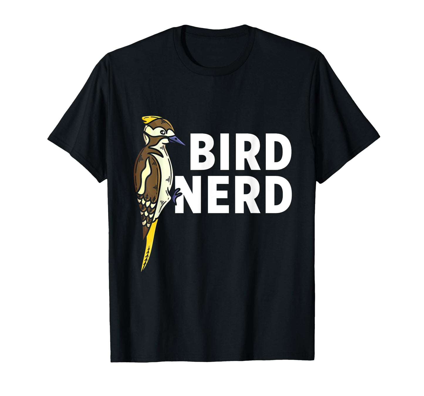Bird Woodpecker Nerd Birds Watching Lover Watcher Birding T-Shirt
