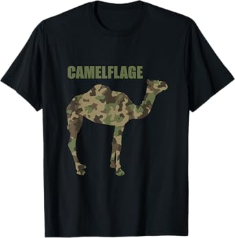 Camel Dromedary Dessert Animal - Camel Camelflage T-Shirt
