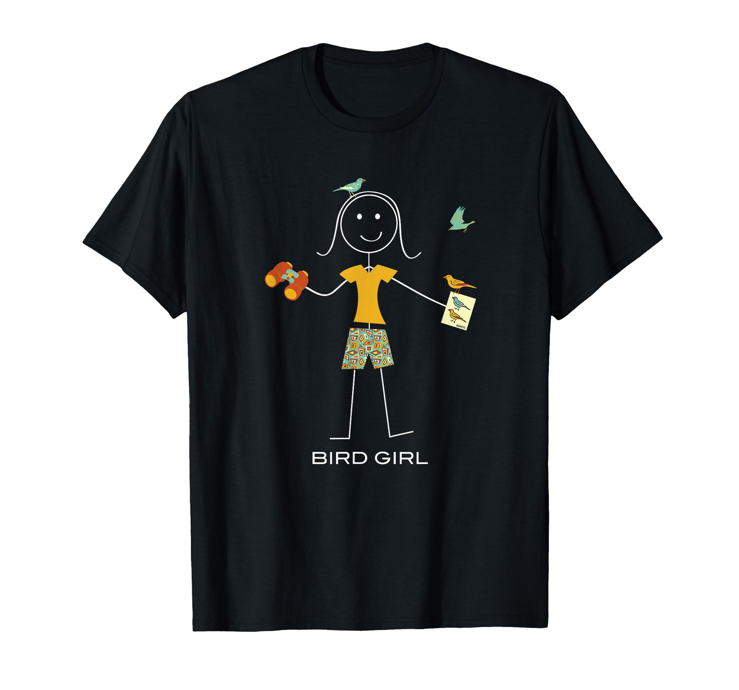 Funny Womens Birding, Girls Birdwatching T-Shirt