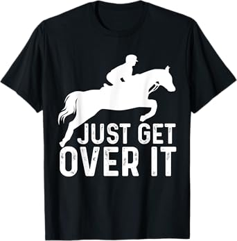 English Horse Riding Hunter Jumper Girl Horseback Riding T-Shirt