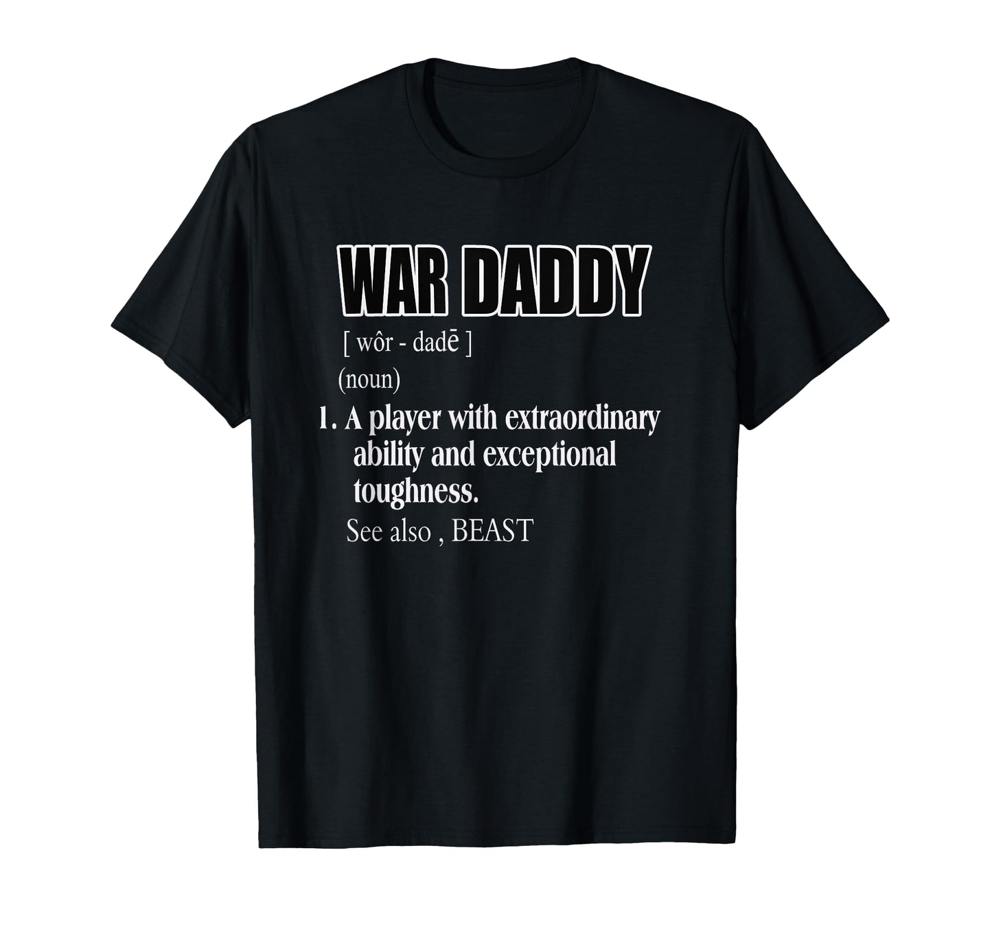 Football War Daddy Definition T-Shirt T-Shirt