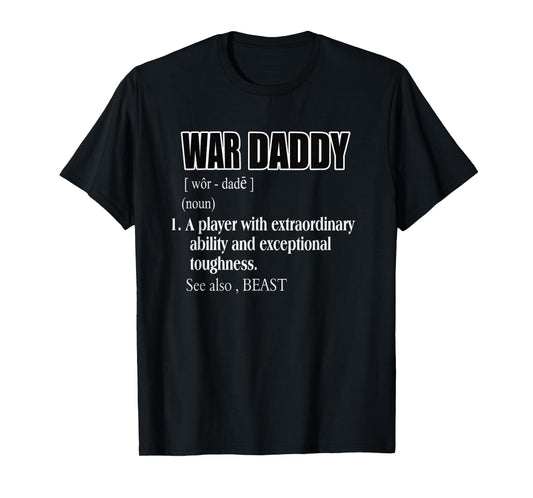 Football War Daddy Definition T-Shirt T-Shirt