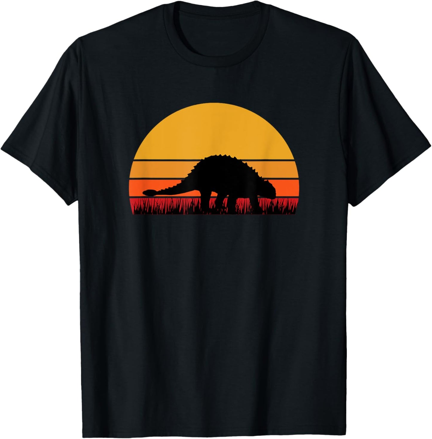 Ankylosaurus Dinosaur Dino Jurassic Museum Dinos Retro T-Shirt