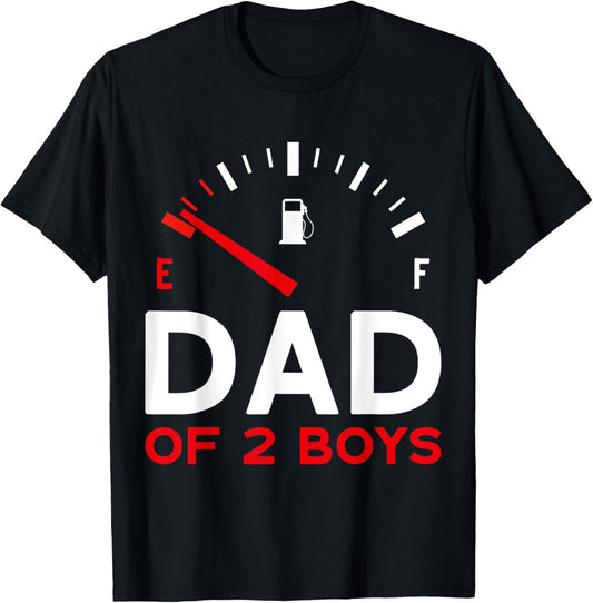 Dad of 2 Boys Father's Day Dad T-Shirt