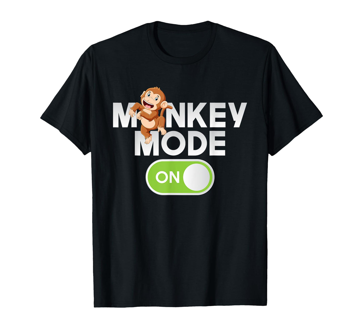 Monkey Mode On - Zoo Wildlife Animal Lover Monkeys Primate T-Shirt