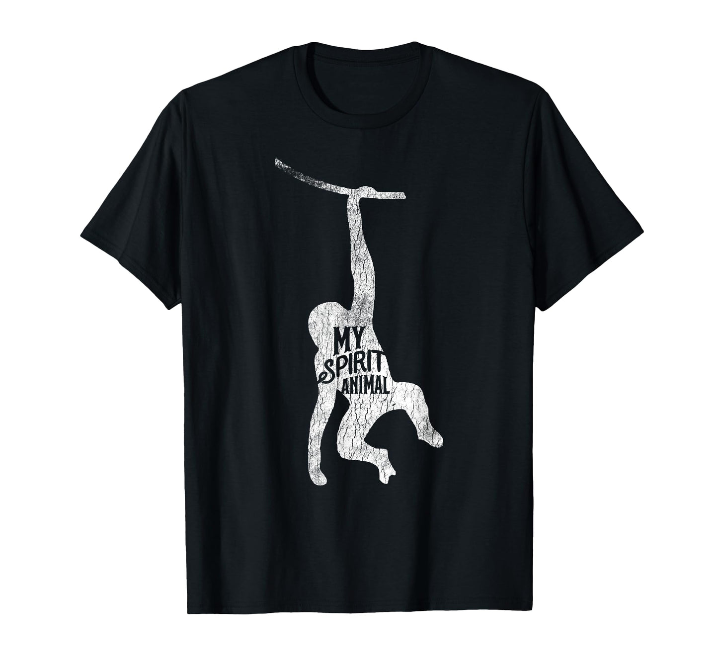 Cute Monkey Is My Spirit Animal Love Monkeys T-Shirt Gift T-Shirt