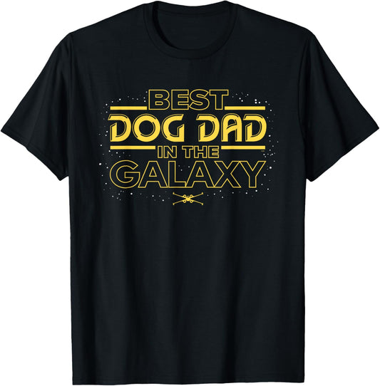 Star Wars Best Dog Dad in the Galaxy Birthday Father’s Day T-Shirt