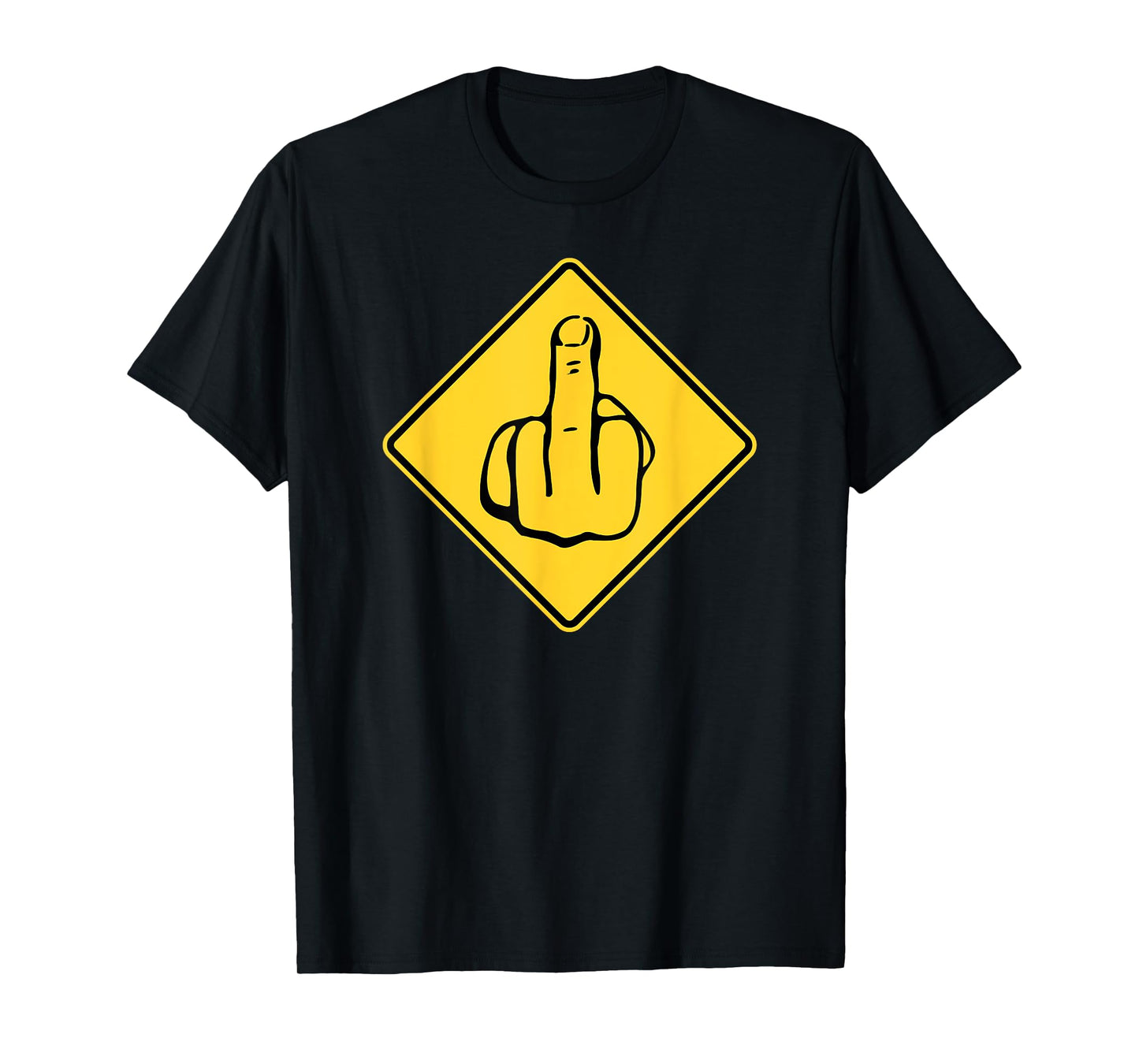 Middle Finger Gift Flipping The Bird Rude Insult Swearing T-Shirt