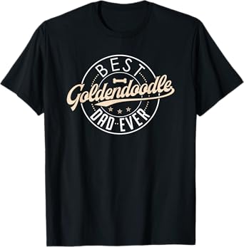 Goldendoodle Dad Shirt Funny Father's Day Doodle Dog Best Men Women Girls Kids T-Shirt