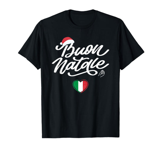 Buon Natale Italian Family Christmas, Italy Pride Holiday T-Shirt