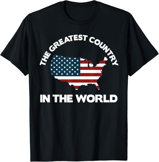 4th of July USA Greatest Country in the World America Shirt T-Shirt