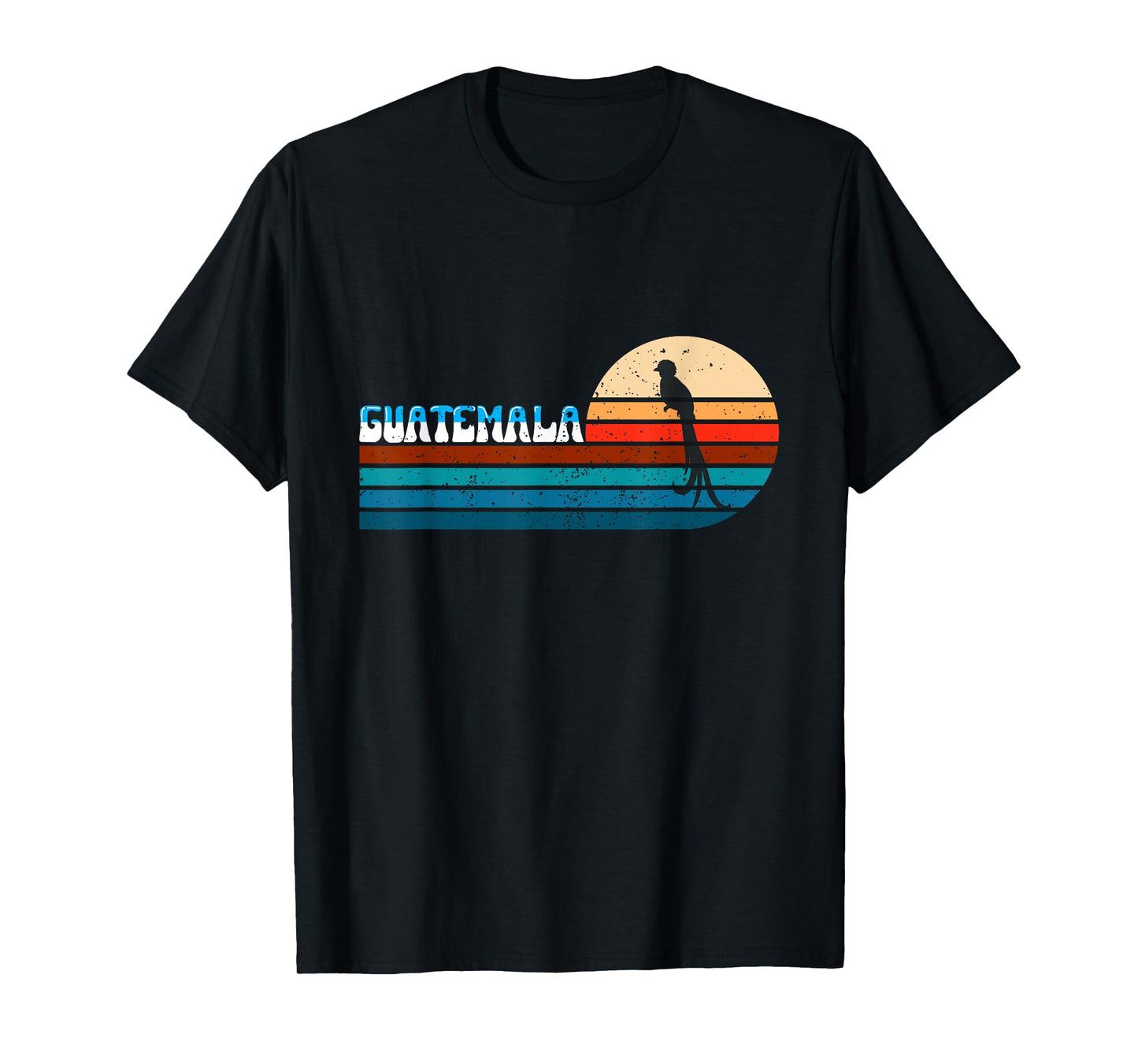 Retro Vintage Guatemala Guatemalan Quetzal T-Shirt