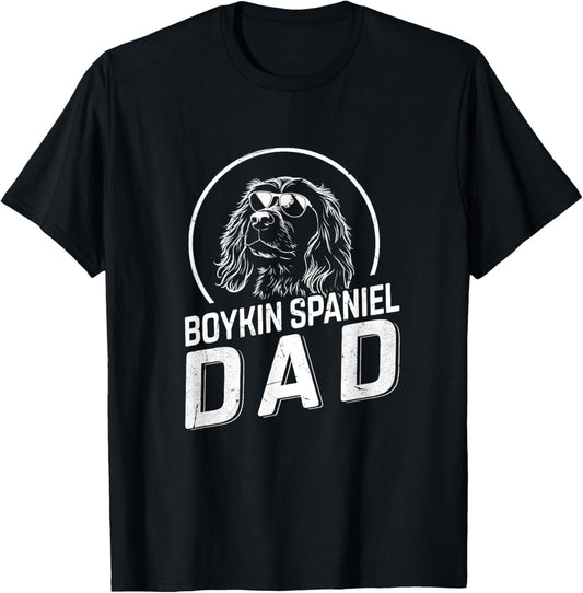 Boykin Spaniel Dad Dog Owner Gifts Men Dog Dad Father's Day T-Shirt