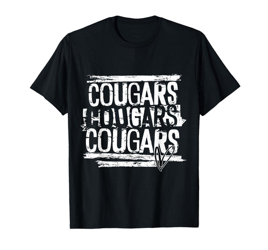 Cougars Teacher Student School Sports Fan Team Spirit Men Women Girls Kids T-Shirt