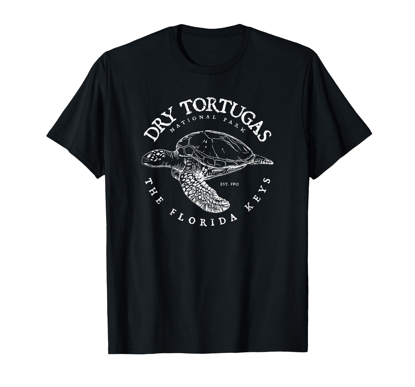 Dry Tortugas National Park Florida Keys Scuba Diving Turtle T-Shirt