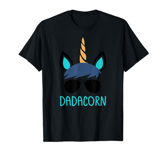Dadacorn Unicorn Dad T-Shirt Father's Day Gift T-Shirt