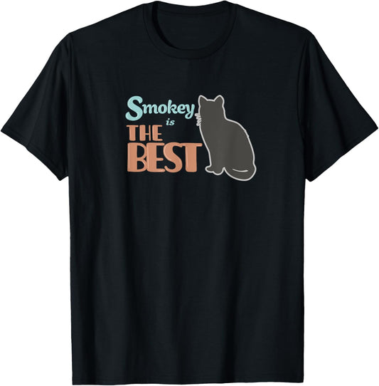 Smokey Cat Name Smokey Kitty Gift T-Shirt