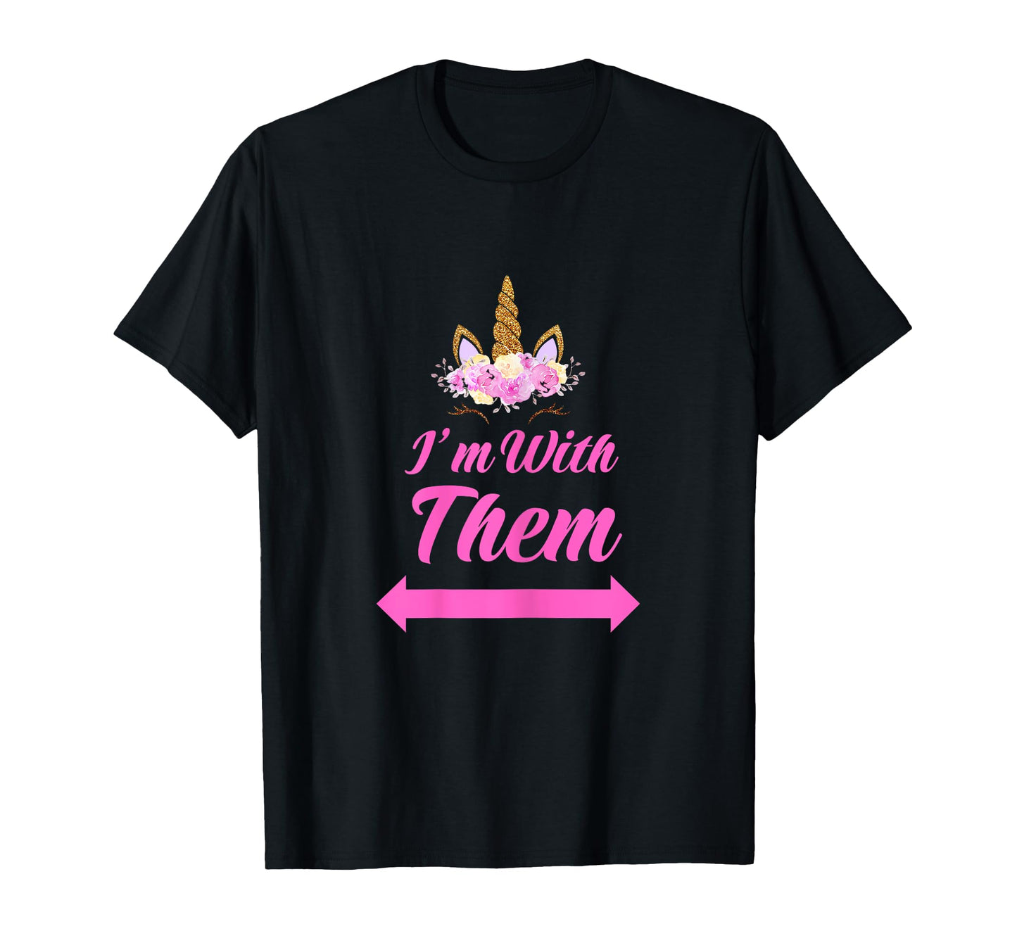 I'm With Them Swinger Lifestyle Naughty Adult Humor Graphic T-Shirt