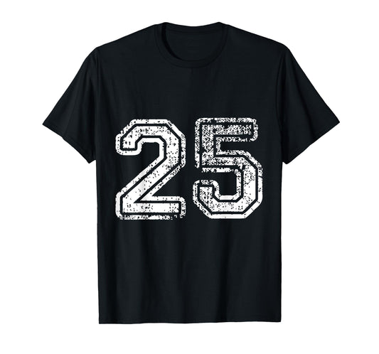 Distressed Number 25 Jersey T-Shirt T-Shirt