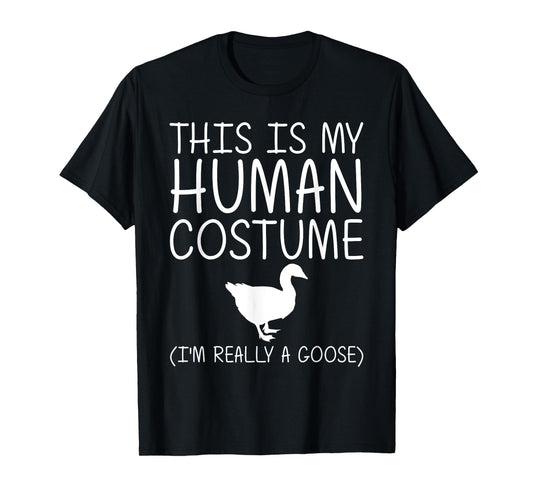 Goose Easy Halloween Human Costume Waterfowl Animal DIY Gift T-Shirt