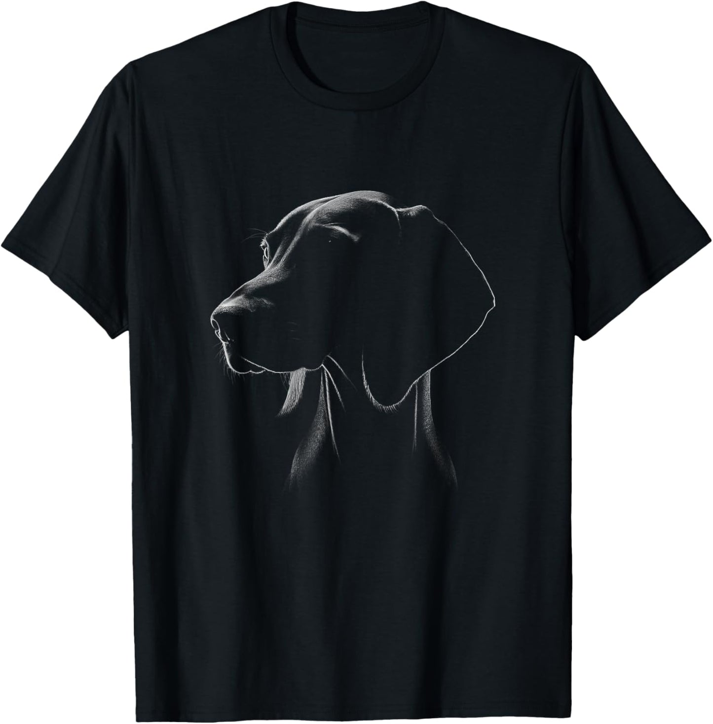 Vizsla Face Art Design For Dog Owner T-Shirt