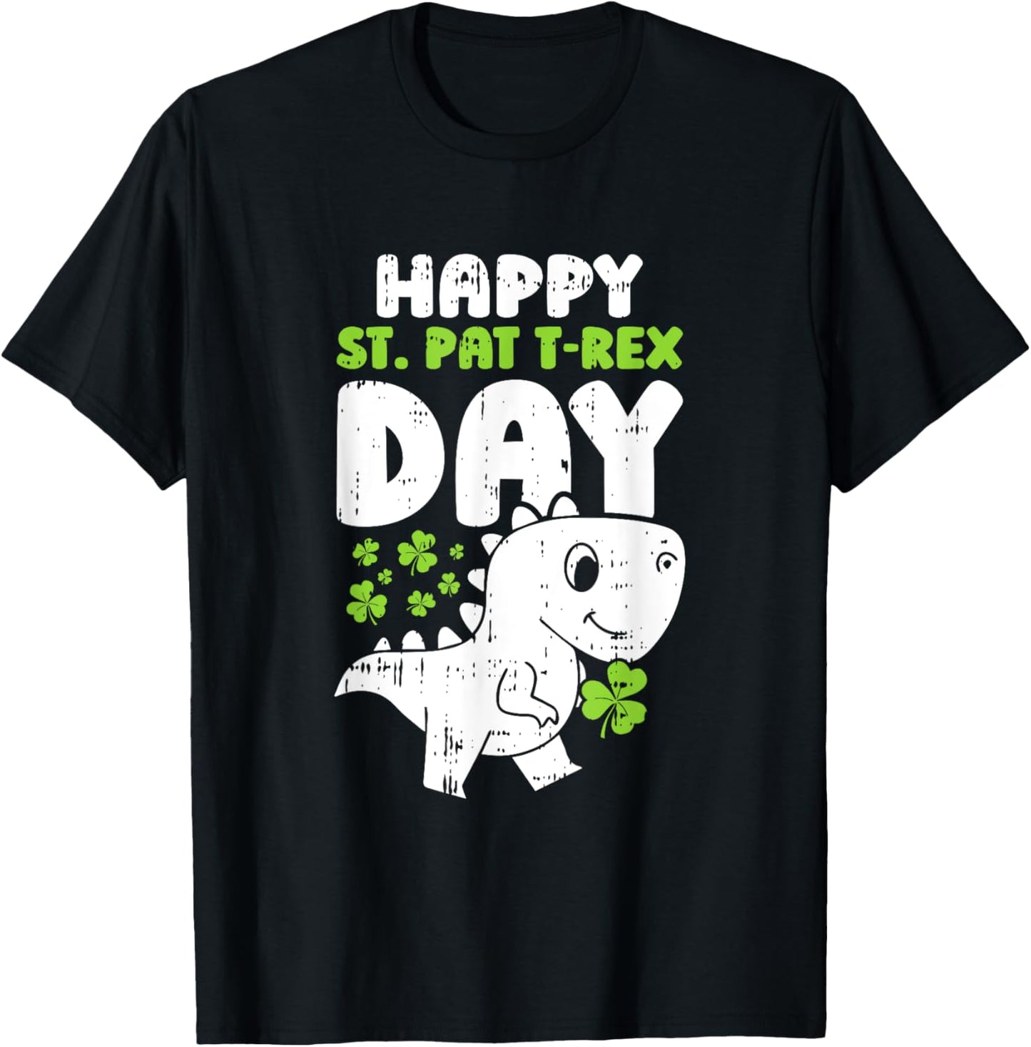 Happy St Pat Rex Dinosaur Saint Patrick'S Day For Boys Girls T-Shirt